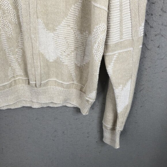 Vintage Tanto Pelo Sweater Mens Extra Large Cream White Boat Yacht Cruise Resort - Picture 11 of 16
